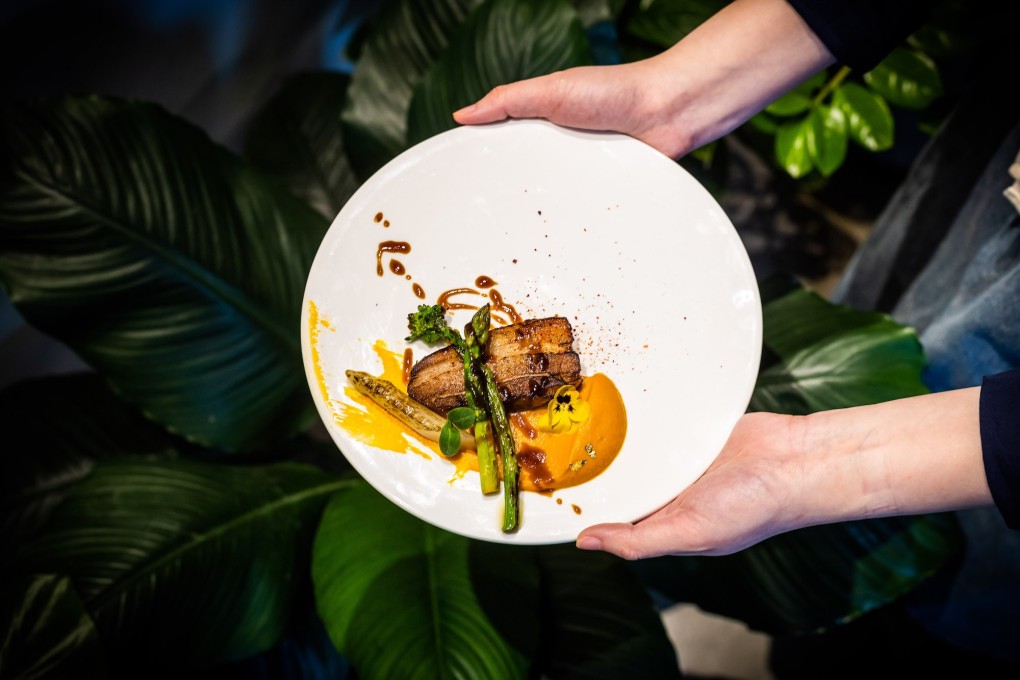 Pork belly by Devon Hou, who is presenting her dishes from April 24 to 27 at Test Kitchen in Sai Ying Pun.