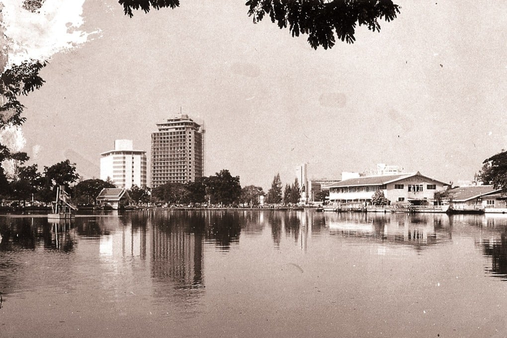 The Dusit Thani opened in 1970 and differed from other more Western hotels in Bangkok at the time by emphasising its “Thainess”. The hotel recently closed for redevelopment.