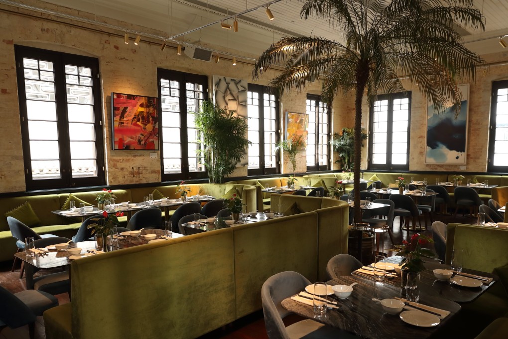 Madame Fu in Tai Kwun has a chic dining area.