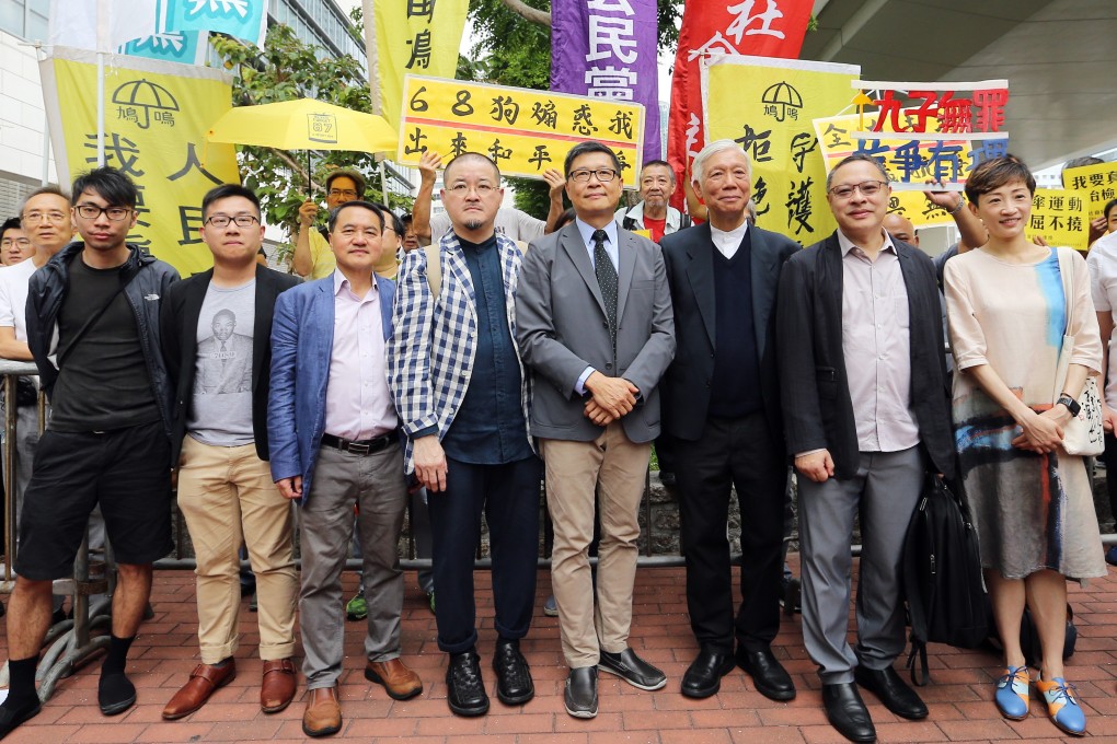 All nine Occupy leaders were on Tuesday convicted of at least one charge related to public nuisance. Photo: Dickson Lee