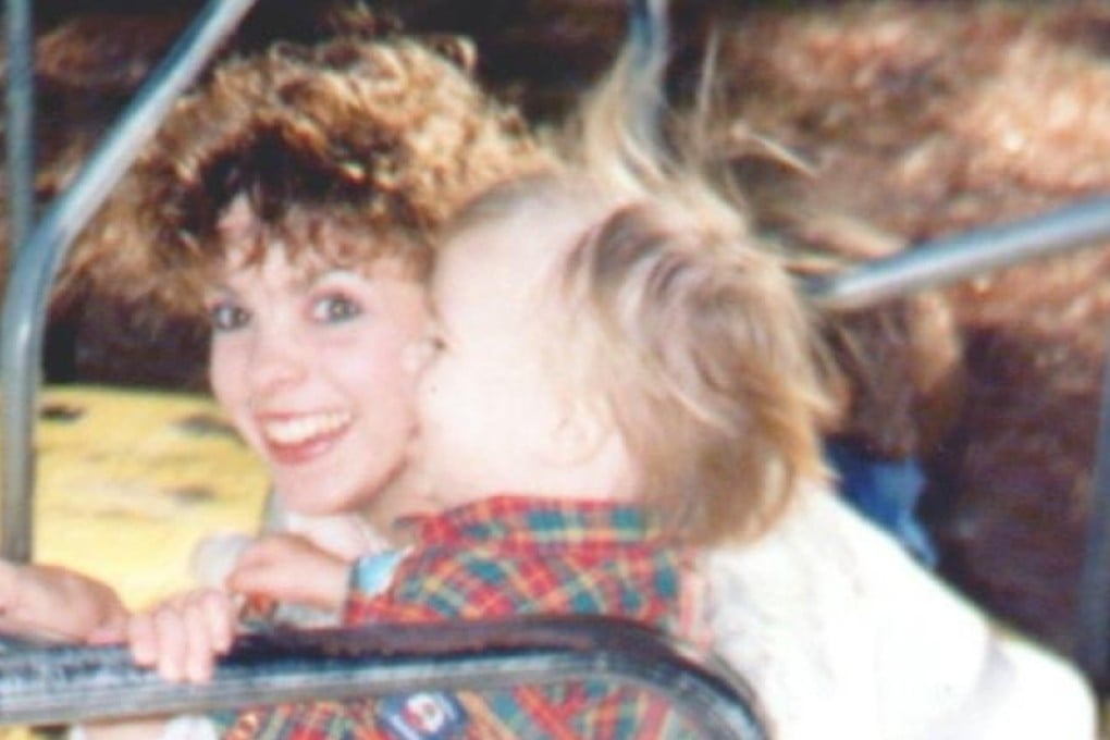 A photo of Bonnie Haim and her son, Aaron, on a merry-go-round. Photo: Facebook/Bonnie Haim's family