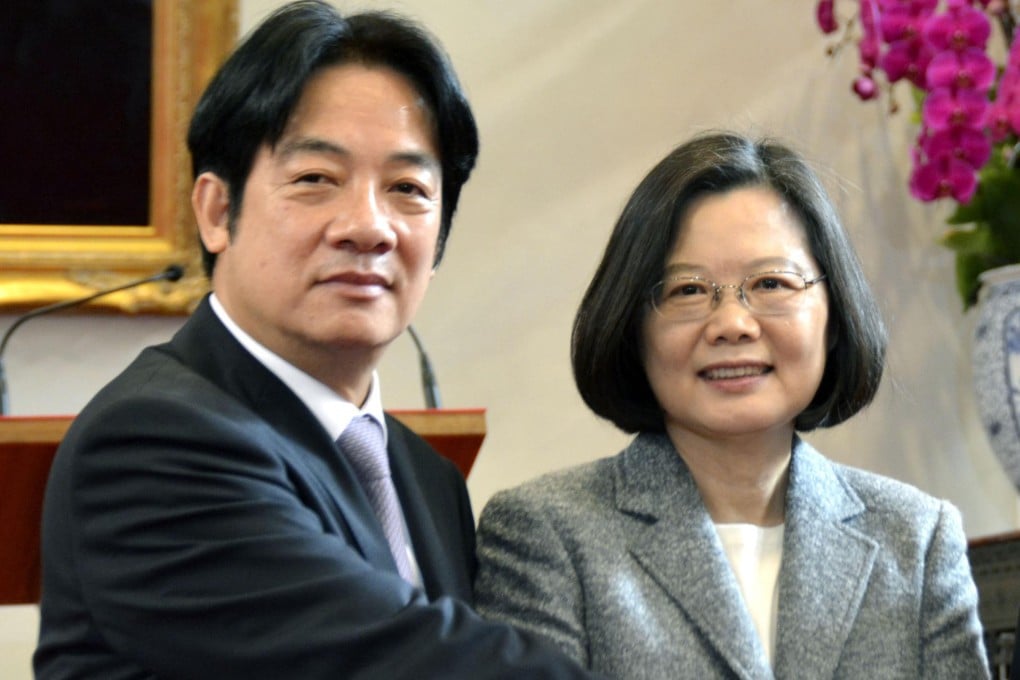 Taiwan’s leader, Tsai Ing-wen, faces an unprecedented primary challenge from former Tainan city mayor William Lai. Photo: Reuters
