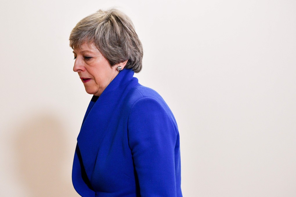Prime Minister Theresa May’s failure to get her EU divorce deal through Parliament in recent months has left her authority in tatters. Photo: AFP