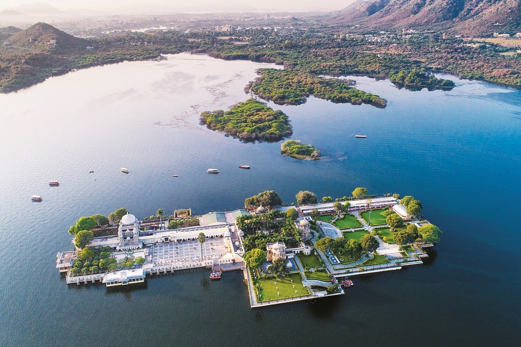 The Jag Mandir Island Palace is one of many in Udaipur, which has been called India’s Venice of the East.