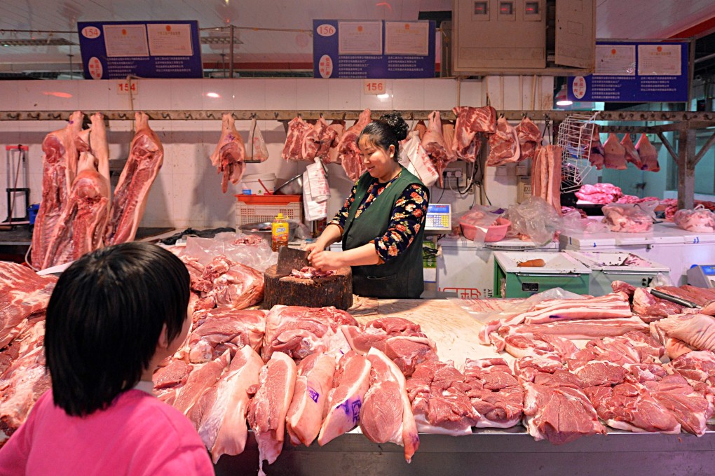 The industry’s dismal outlook is most likely to push prices higher and trigger inflationary pressure for pork, a Chinese staple, in the world’s largest pork market. Photo: AFP
