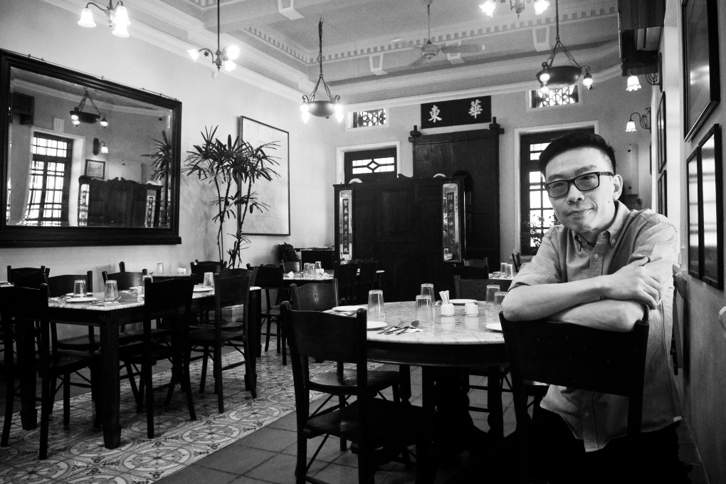 Seow Wee Liam at Durbar at FMS, in Ipoh, capital of Perak state in Malaysia. His restaurant is in a renovated 1920s building where the town’s first bar-restaurant was opened. “This bar holds a lot of memories for people,” he says. Photo: Sharon Lam