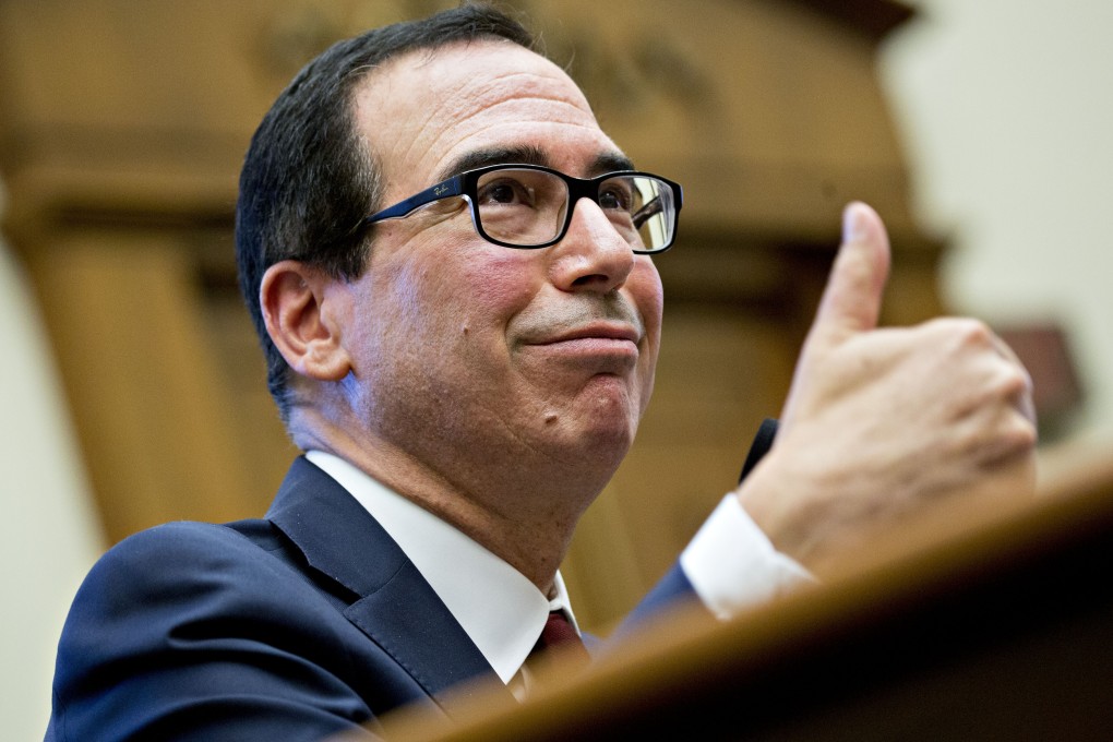 US Treasury Secretary Steven Mnuchin. Photo: Bloomberg