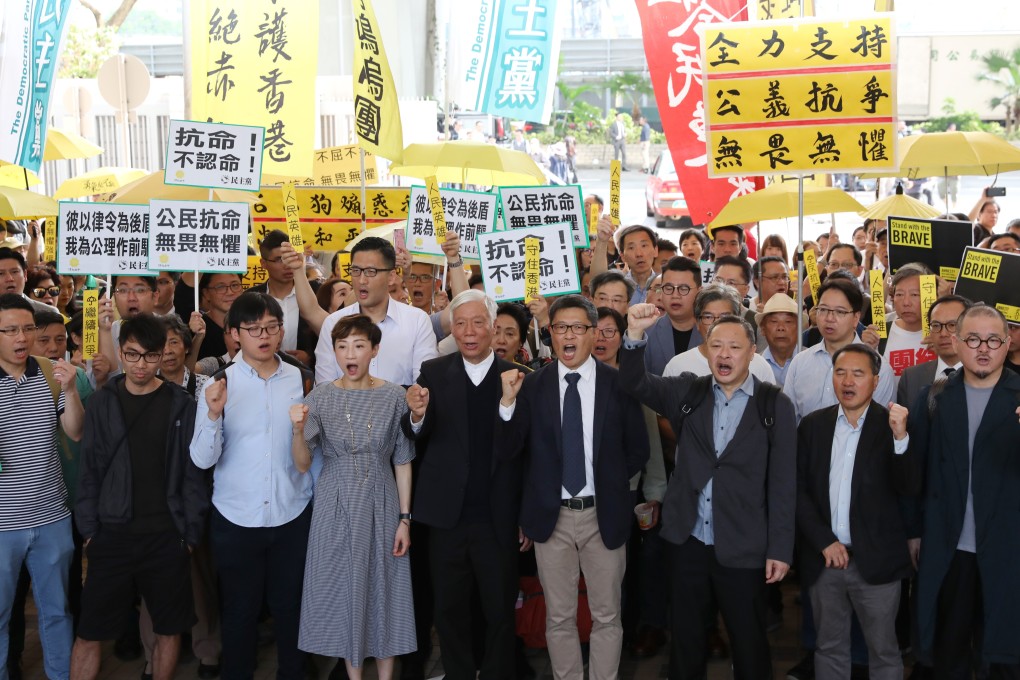 The Occupy leaders were each found guilty of at least one public nuisance charge. Photo: Robert Ng