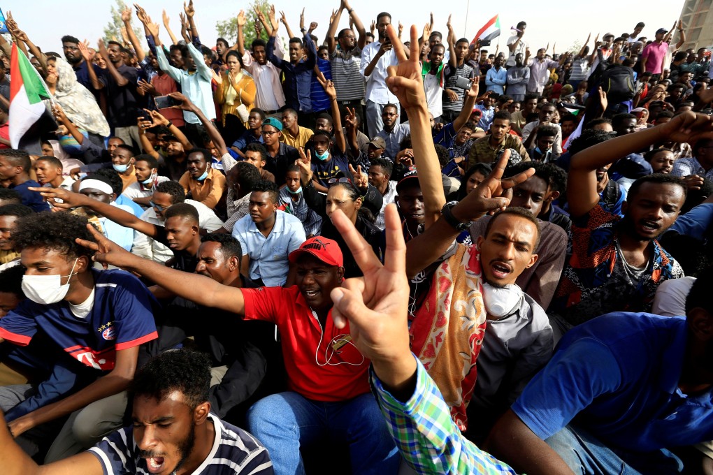 Sudanese protesters rally in Khartoum on April 11, 2019. Photo: Reuters