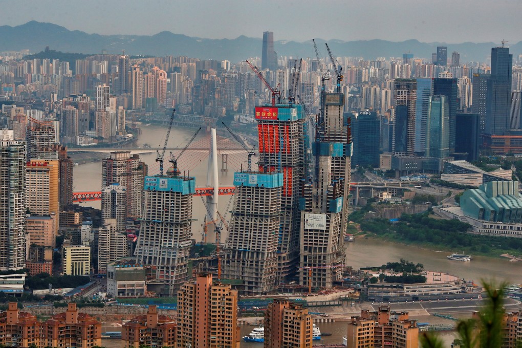 In Chongqing a land plot sold at auction on Tuesday at a 90 per cent premium over the starting bidding price. Photo: Reuters