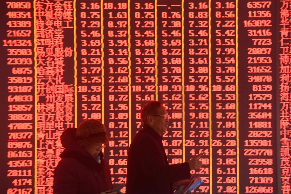 Investors are seen at a stock exchange in Hangzhou, east China’s Zhejiang province on February 11, 2019, the first trading day of the Year of the Pig. Photo: Xinhua