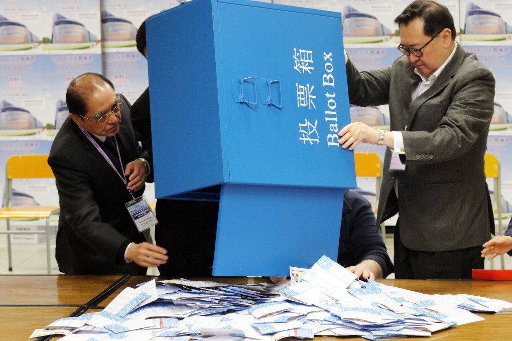 The information in the lost folder showed who had cast their vote and who had not. Photo: Felix Wong