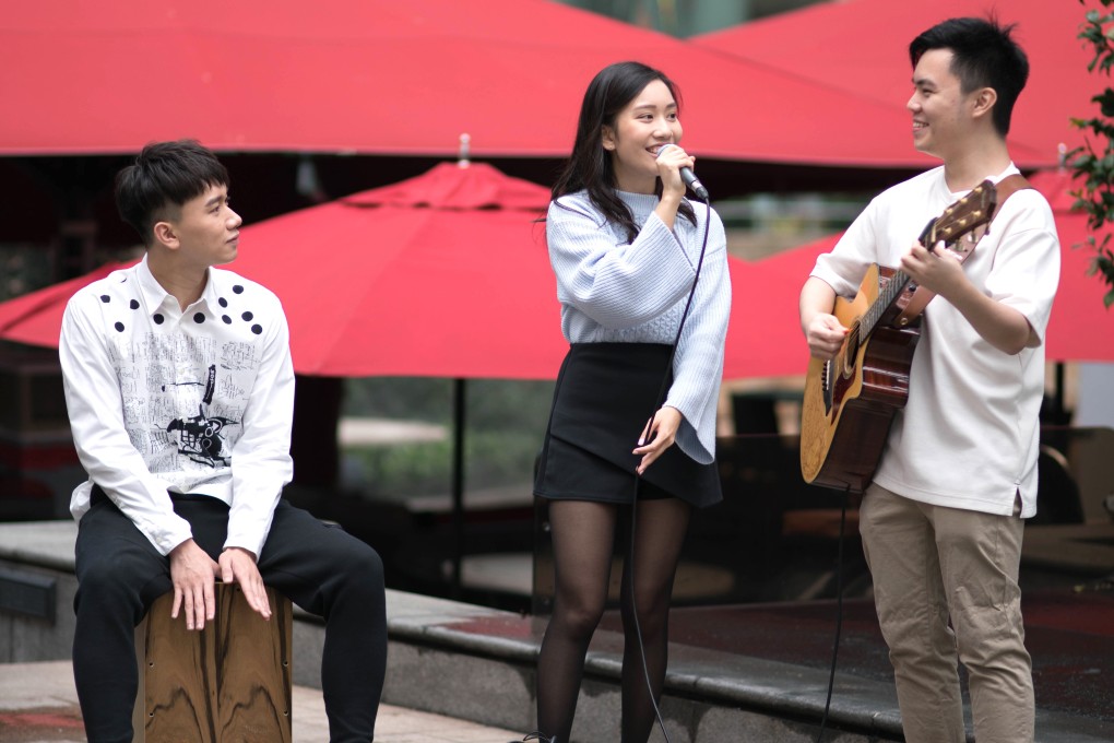 The Other Busker, a project launched by a trio of music graduates seeking a way to connect Hong Kong’s busking musicians, has partnered with the Cordis hotel in Mong Kok for a series of live shows. Photo: The Other Busker / Cordis Hotel