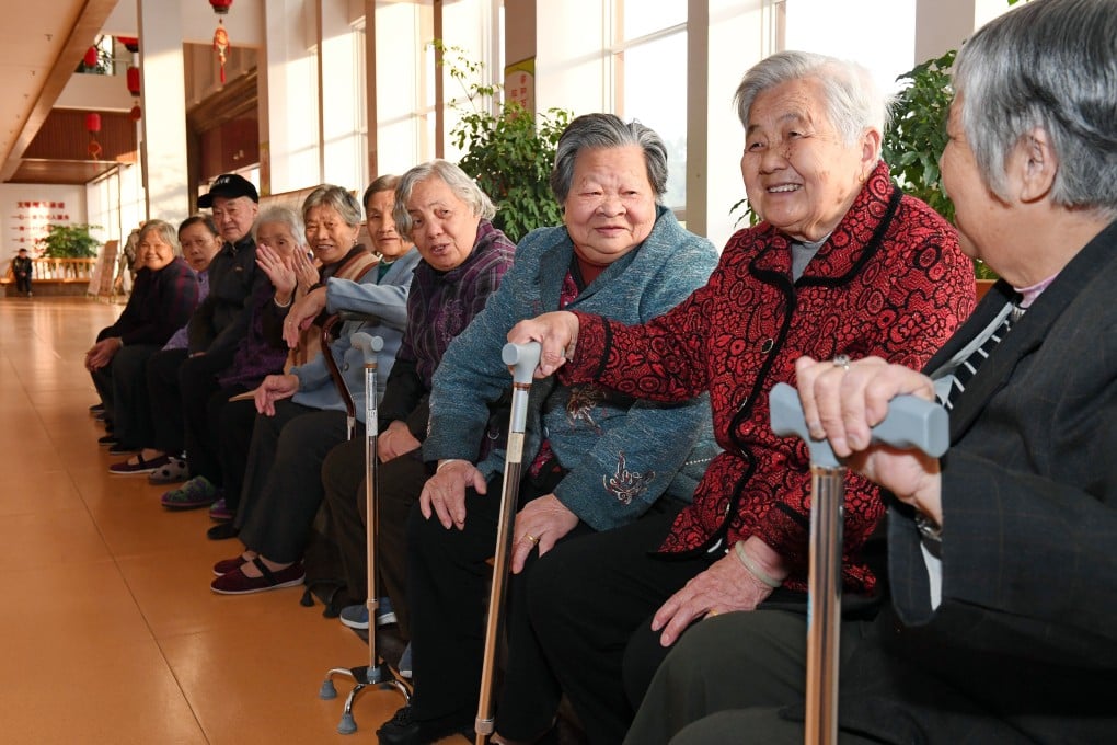 The urban worker pension fund, the backbone of the country’s state pension system, held a reserve of 4.8 trillion yuan (US$714 billion) at the end of 2018. It is predicted to peak at 7 trillion yuan in 2027, then drop steadily to zero by 2035. Photo: Xinhua