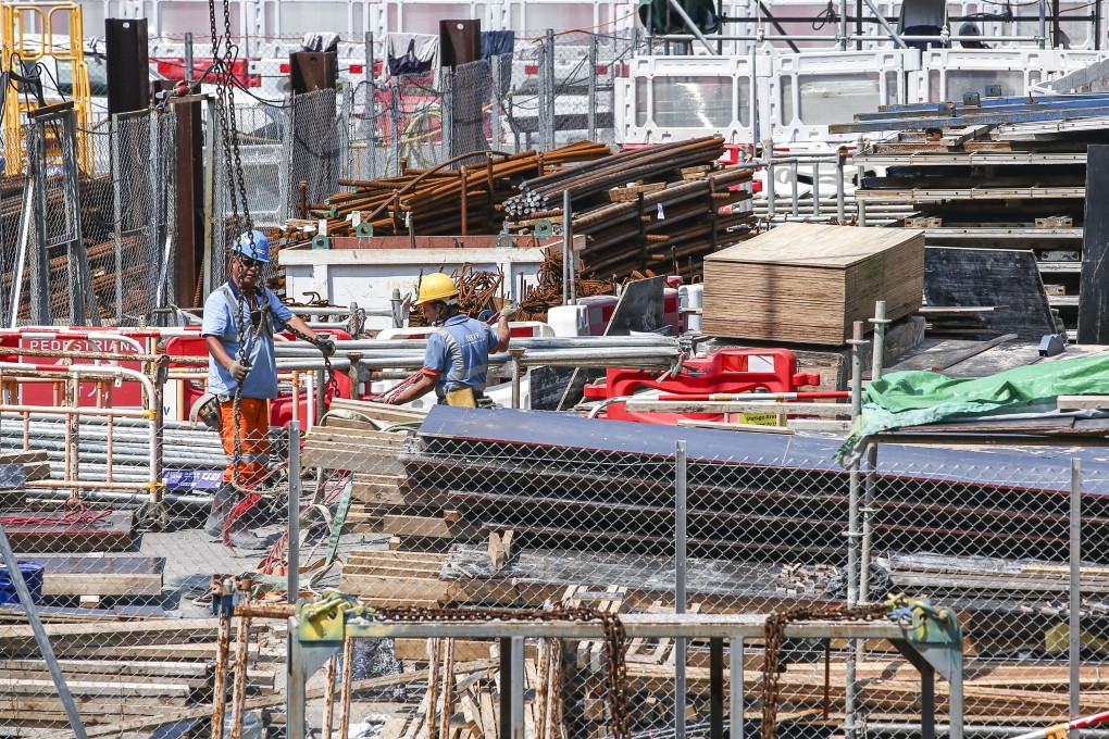 A construction site in Hong Kong. Homebuyers are unlikely to benefit from slower growth in average cost, with developers likely to prefer maximising their profits. Photo: Edmond So