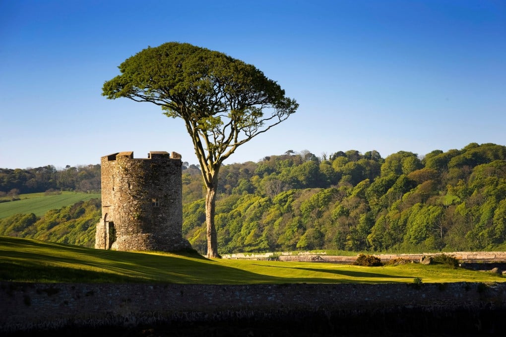 A tower in Strangford, Northern Ireland, one of Game of Thrones’ filming locations. Photo: Alamy
