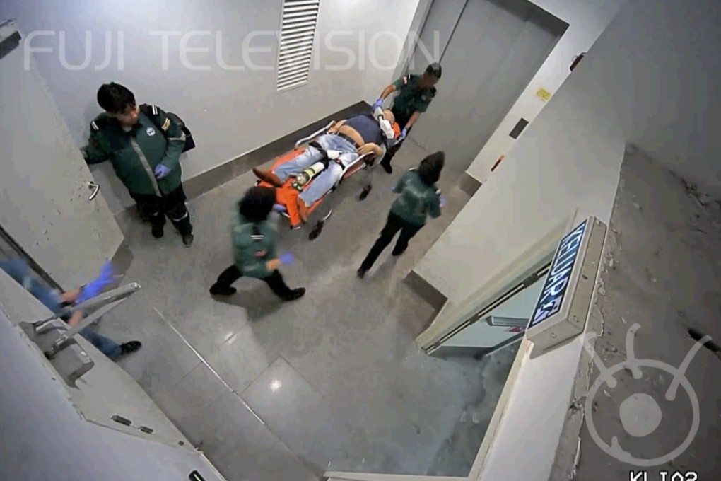 Still from security cameras at Kuala Lumpur’s international airport of Kim Jong-nam after he was attacked in February 2017. Photo: AP