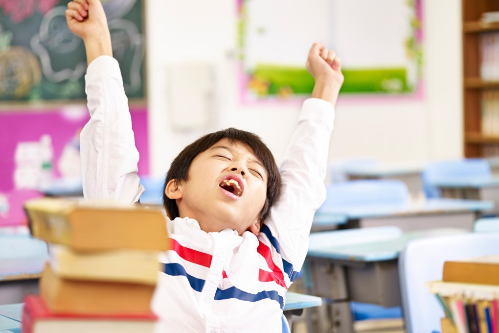 Heavy academic pressure keeps a high percentage of mainland children from getting enough sleep, according to a study by the Chinese Sleep Research Society. Photo: Alamy