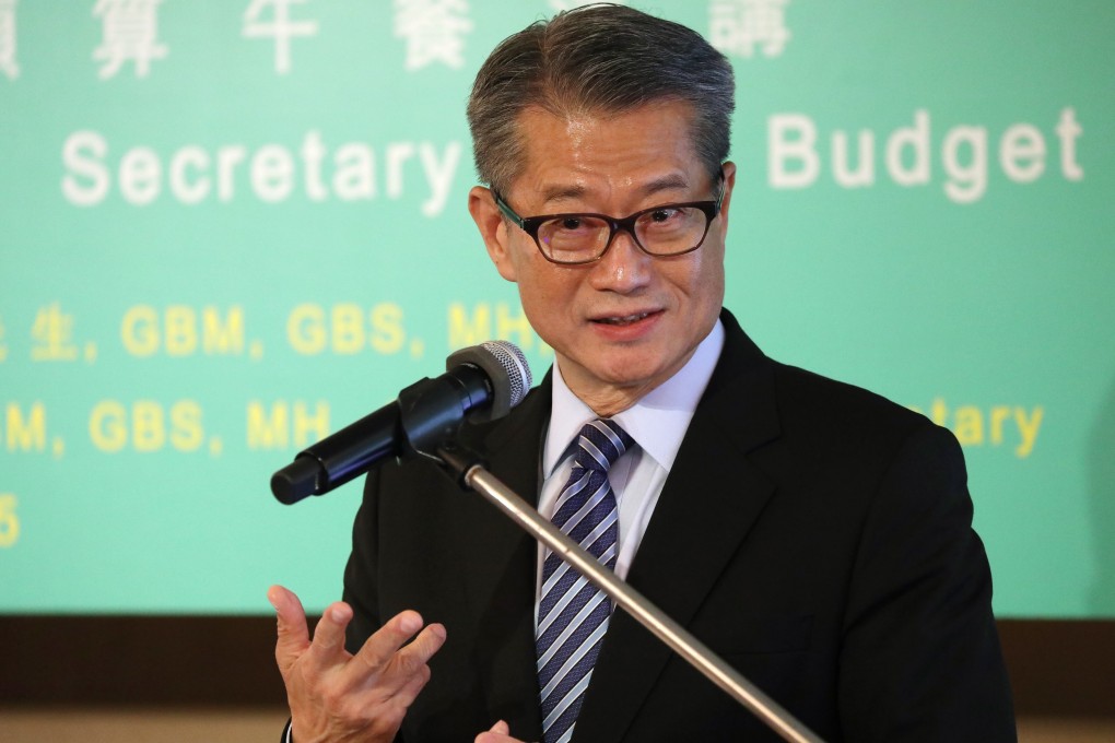 Financial Secretary Paul Chan Mo-po. Hong Kong had 2,600 start-ups, eight of them reaching unicorn valuations, at the end of 2018, according to Chan. Photo: Nora Tam