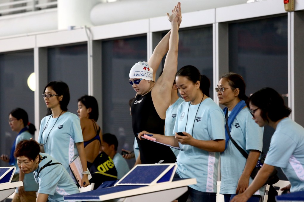 Siobhan Haughey took her first steps to the Olympic in Tokyo on Sunday. Photos: Jonathan Wong