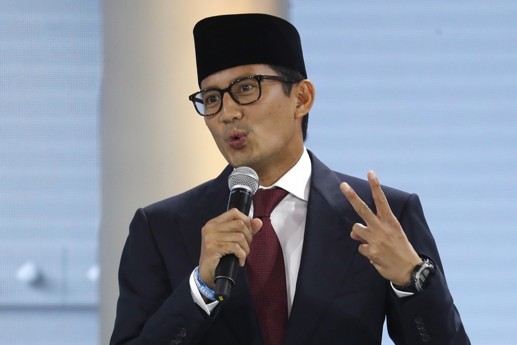 Indonesian vice-president candidate Sandiaga Uno. Photo: EPA-EFE