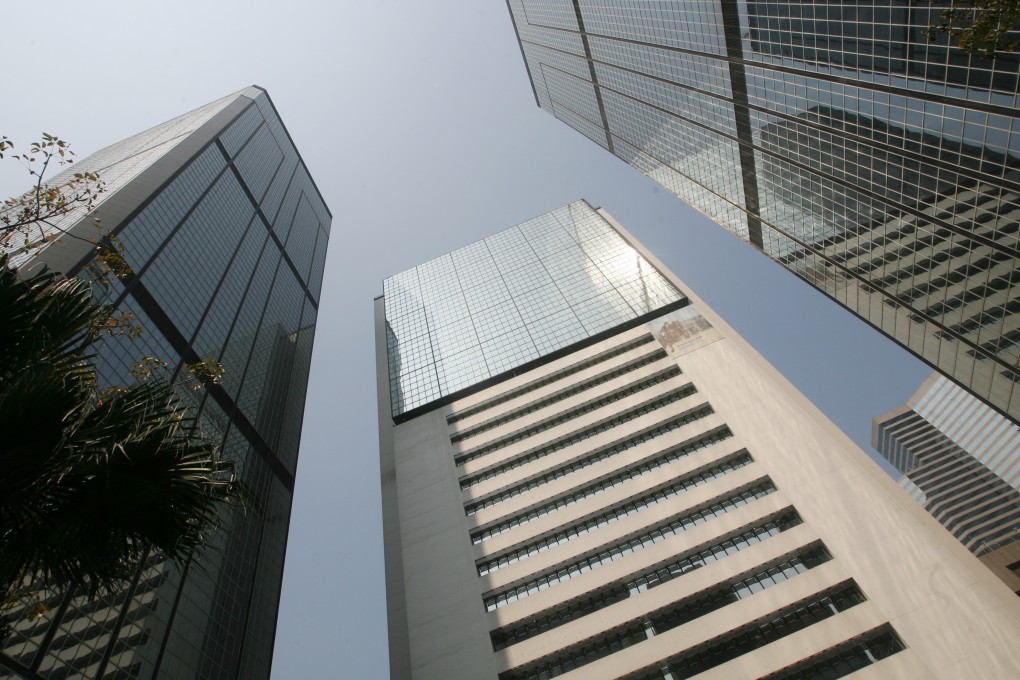 Office rents last month saw the slowest increase since November 2018. Photo: SCMP