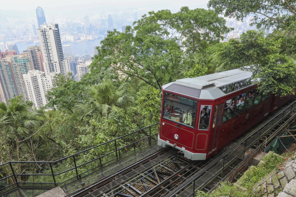 The Peak Tram is a 131-year-old ride that initially carried British businessmen and Chinese workers. Photo: Felix Wong