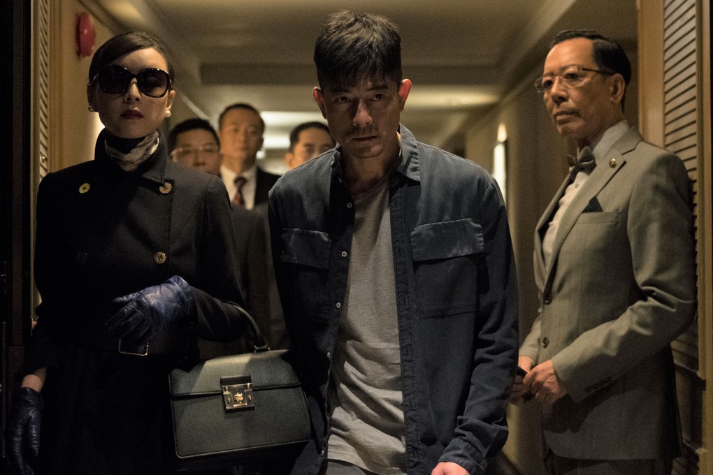 Aaron Kwok (centre) in a scene from Project Gutenberg. Film critics and cinema-goers alike have accused it of being a blatant rip-off of The Usual Suspects. Photo: Zexin
