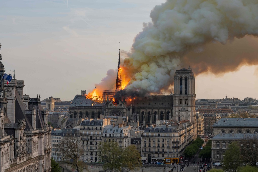 Most Chinese web users were shocked by the destruction in Paris, but a minority said it served the French right for the actions of their forebears a century and a half ago. Photo: AFP