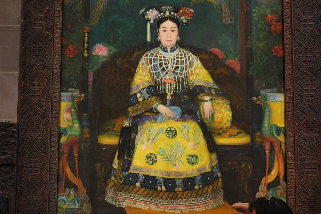A portrait of China’s Empress Dowager Cixi on display at the Smithsonian’s Arthur M. Sackler Gallery in Washington. Photo: AFP