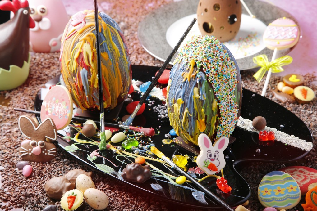 Children dining at Harbourside on Sunday get to decorate their own Easter egg.