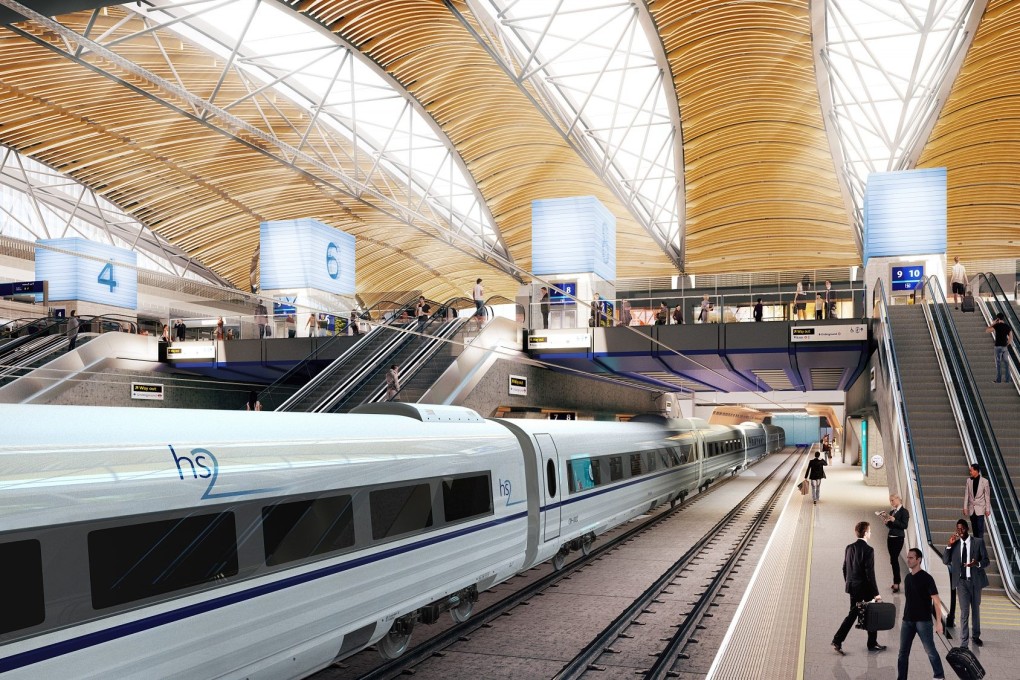 An artist's impression issued by HS2 of the proposed HS2 station at Euston. It's one of Britain's most ambitious transport projects: a high-speed rail network costing £56 billion (US$72.9 billion). Photo: Handout