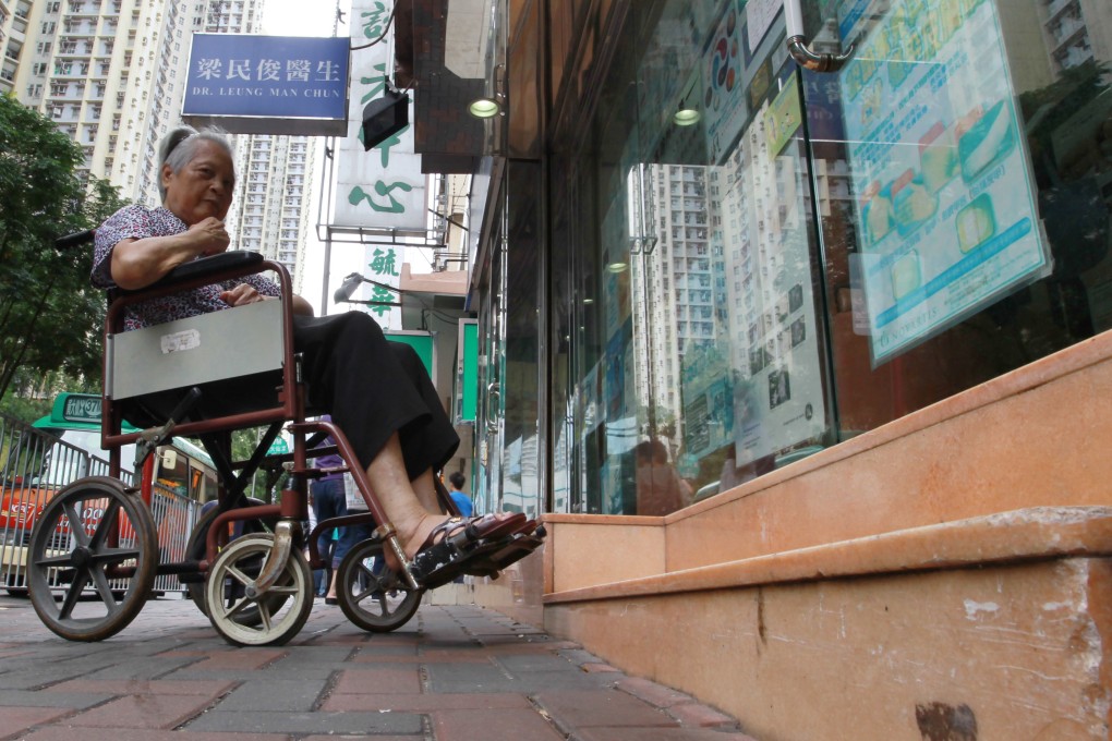 Many facilities, including clinics, in Hong Kong can be difficult to navigate for those reliant on wheelchairs. Photo: David Wong