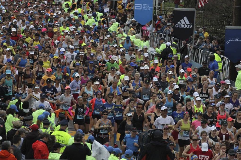 The Boston Marathon is one of the world’s most prestigious running events and one source claims some Chinese entrants are rigging their applications. Photo: AP