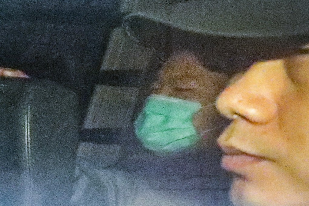 Murder suspect Chan Tong-kai (left) is escorted to the High Court in Admiralty on April 12 to face money laundering charges. Photo: Felix Wong