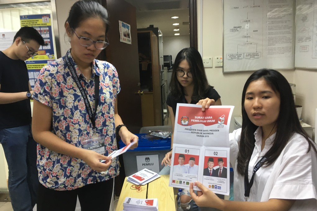 Votes from Indonesians living in Hong Kong started to be counted at 2pm on Wednesday. Photo: Raquel Carvalho