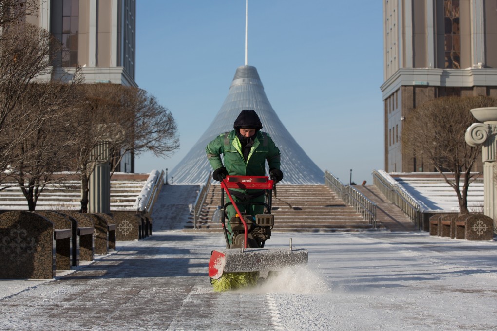 Astana, Kazakhstan. South Korean President Moon Jae-in is to meet the leaders of Kazakhstan, Uzbekistan, and Turkmenistan over the next week. Photo: Bloomberg