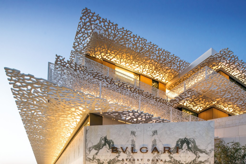 The Bulgari Resort in Dubai, one of the luxury brand’s six hotels around the world. It has three more planned to open by the end of 2022.