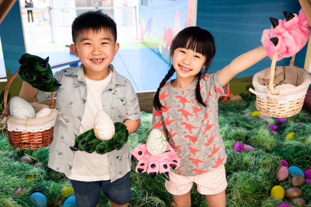 Egg-Nosaurs Park at Ocean Terminal, Harbour City, Tsim Sha Tsui, Hong Kong.