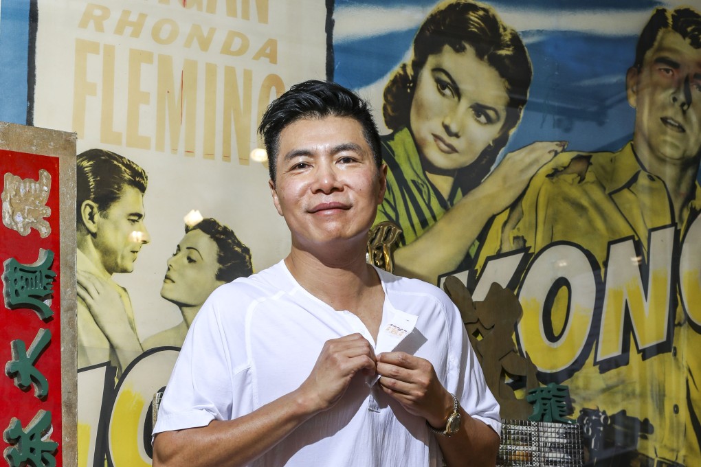 Douglas Young, co-founder of G.O.D., at his Shek Kip Mei studio in Hong Kong. Photo: Tory Ho