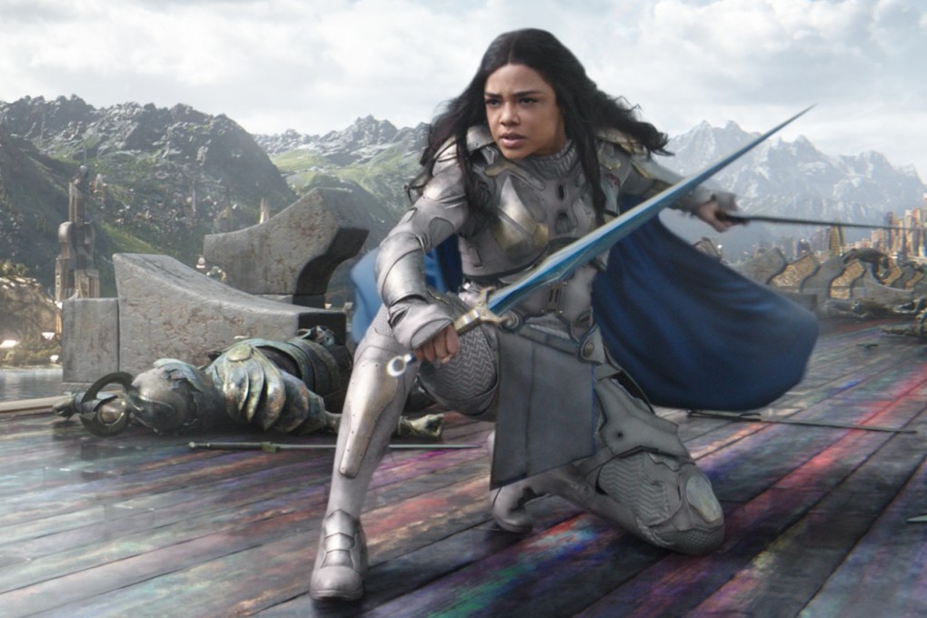 Valkyrie (Tessa Thompson) in a still from Thor: Ragnarok.