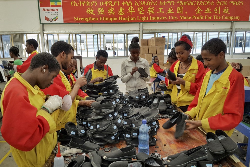 In Ethiopia, Chinese companies such as shoe manufacturer Huajian Group hire locals. When there are local employees, there are also more labour disputes. Photo: AP