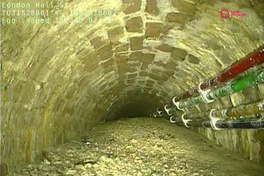 Thames Water is investigating how the concrete ended up in the sewer. Photo: Thames Water