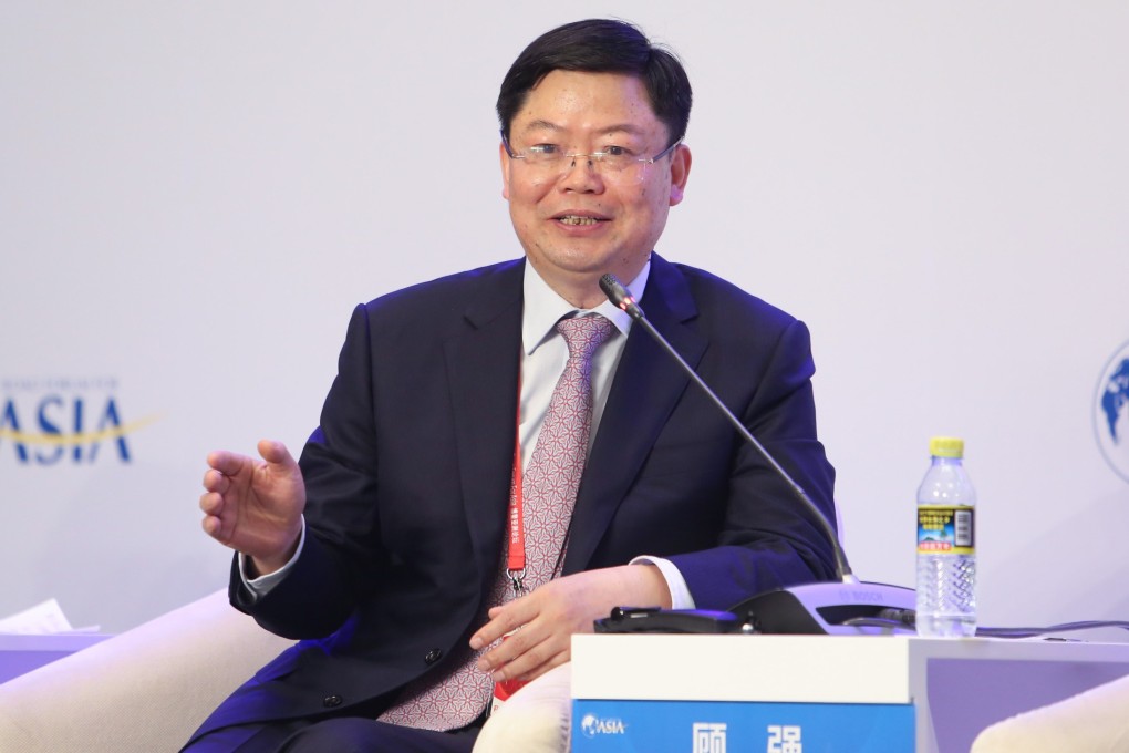 Gu Qiang helped draft Beijing’s controversial “Made in China 2025” plan. Photo: Xinhua