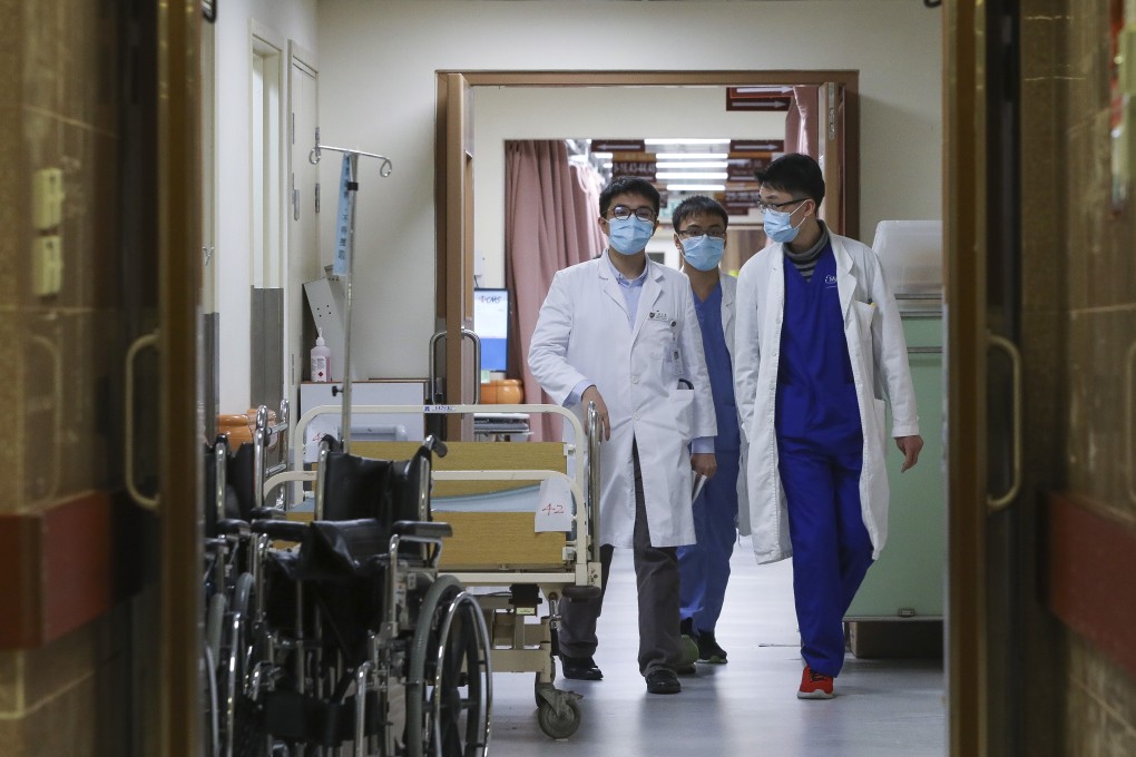 Doctors at Queen Elizabeth Hospital in Kowloon. Photo: Sam Tsang