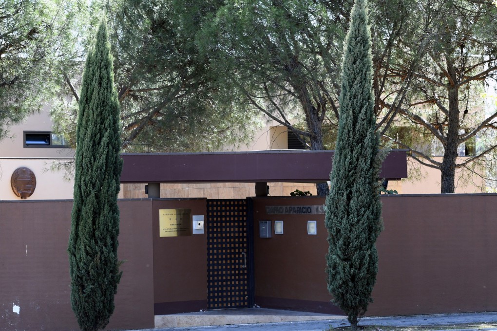 North Korea’s embassy in Madrid, Spain on March 27, 2019. Photo: EPA