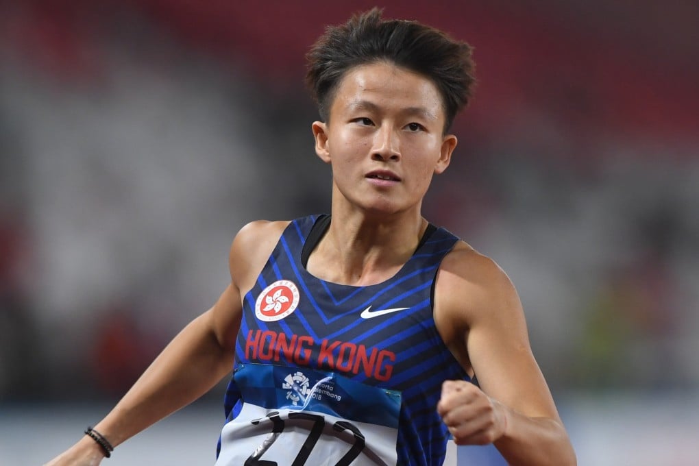 Hong Kong sprinter Angie Lam during the 2018 Asian Games in Jakarta. Photo: Xinhua