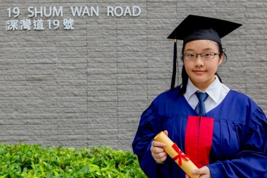Cherrie Liu achieved the IB diploma top score of 45 at Hong Kong’s Victoria Shanghai Academy last year.