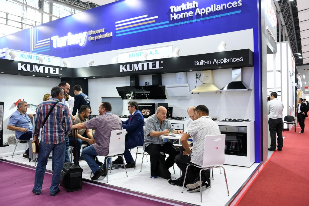 The Canton Fair lasts three weeks until early next month. A total of 190,000 buyers from across the world attended the fair last autumn. Photo: Xinhua