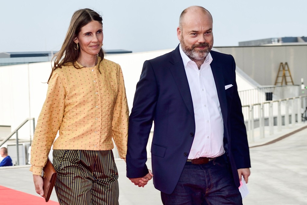 Anders Holch Povlsen and his wife, Anne, arrive at the celebration of the 50th birthday of Crown Prince Frederik of Denmark in Copenhagen in May 2018. Photo: AFP
